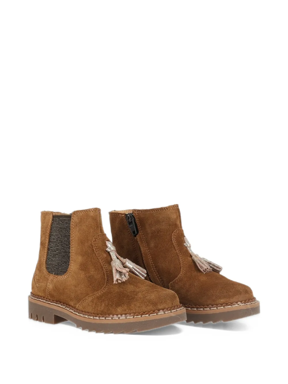 Pom D'api Oslo tassel-detail boots - Marrone