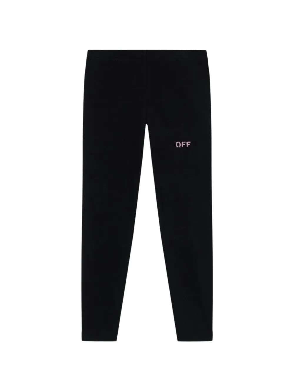 Off-White Kids Off Stamp leggings - Nero
