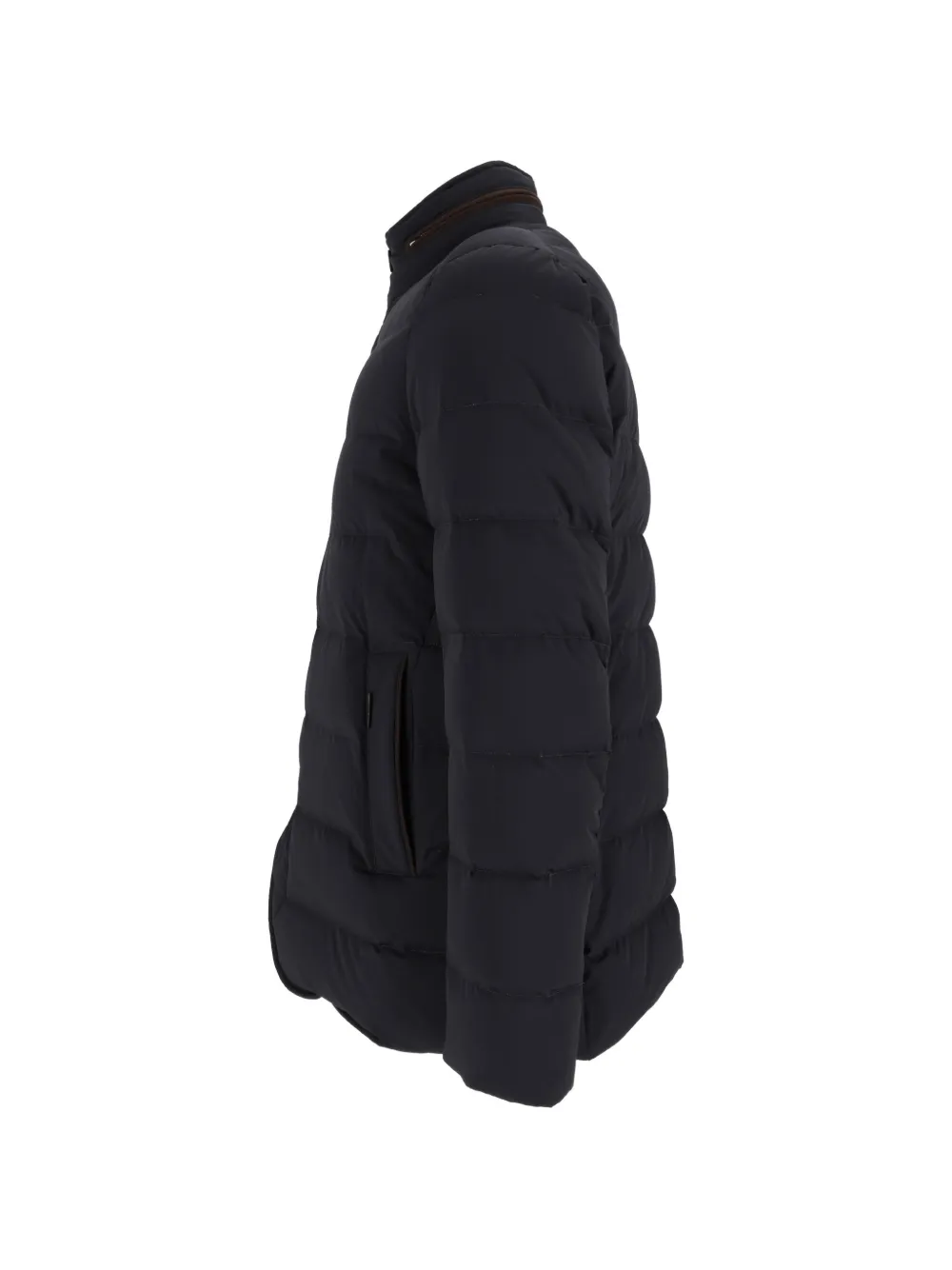 Moorer Nolde-Kn quilted coat Blauw