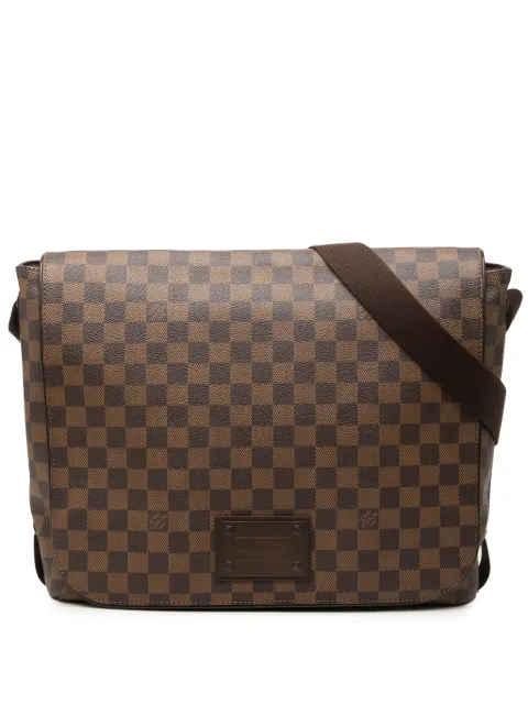 Louis Vuitton Pre-Owned 2009 Damier Ebene Brooklyn MM crossbody bag