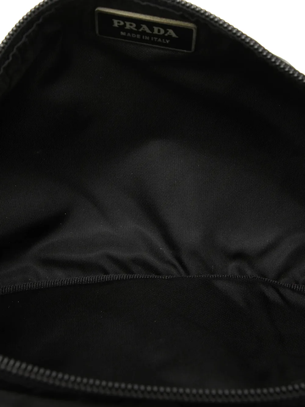 Prada Pre-Owned 2013-2026 Tessuto heuptas met meerdere zakken Zwart