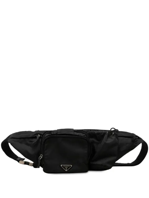 Prada Pre-Owned 2013-2026 Tessuto Multi Pocket belt bag