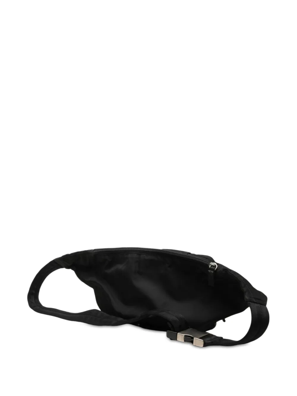Prada Pre-Owned 2013-2026 Tessuto heuptas met meerdere zakken Zwart