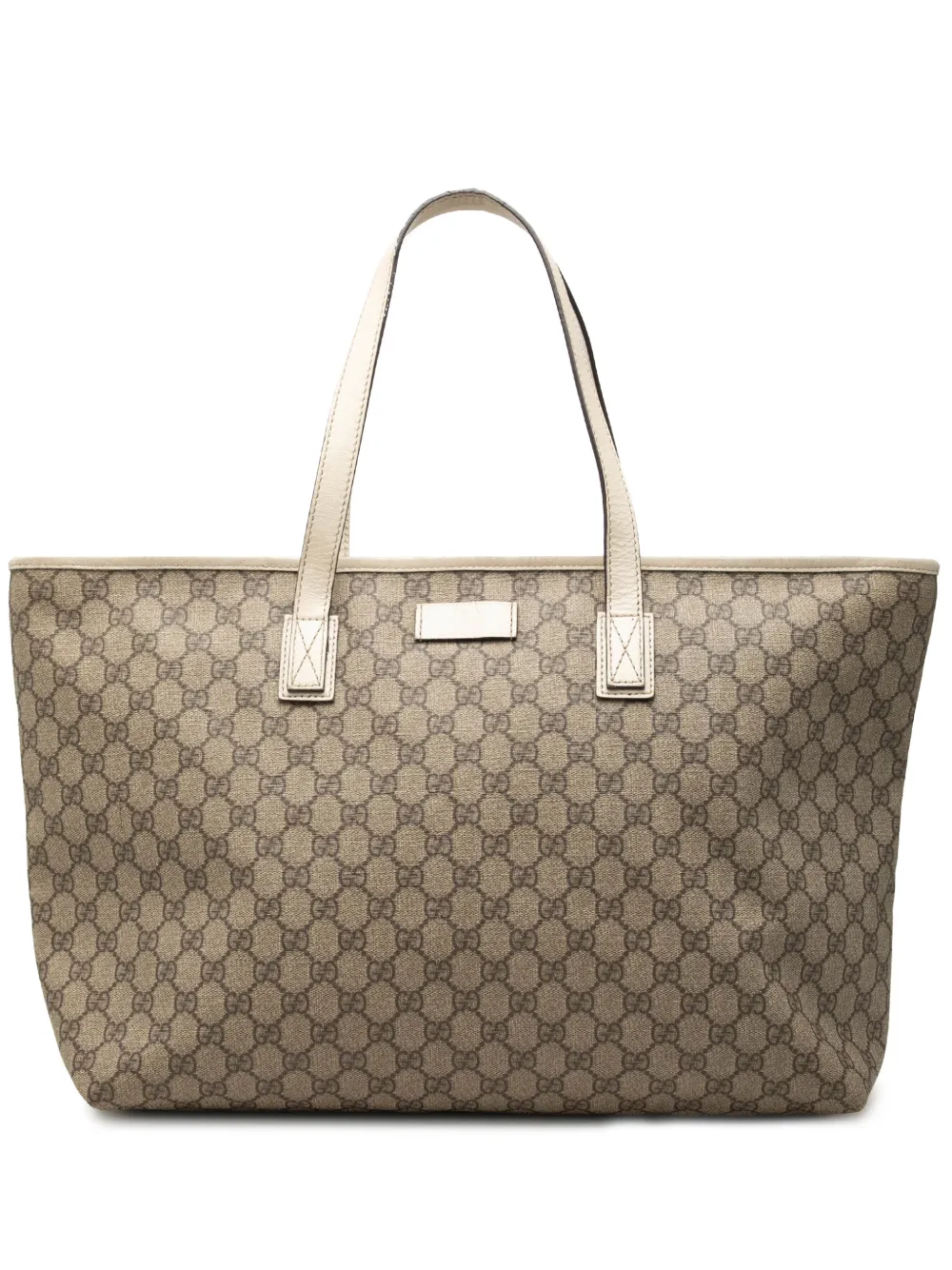 Gucci Pre-Owned 2000-2015 Large GG Supreme tote bag - Toni neutri