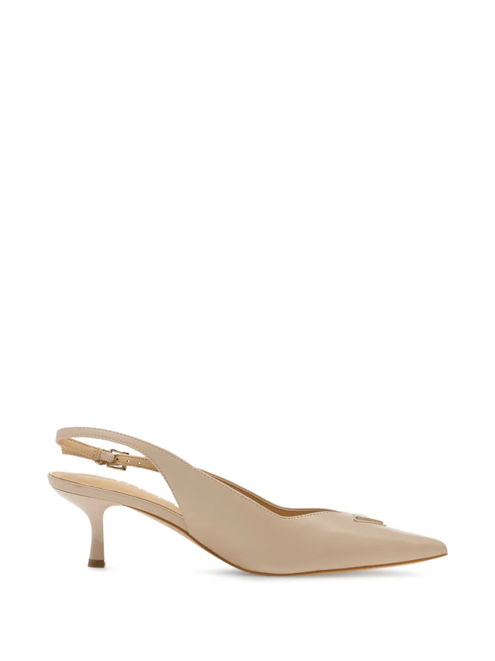 GUESS USA logo-plaque slingback heeled pumps - Toni neutri