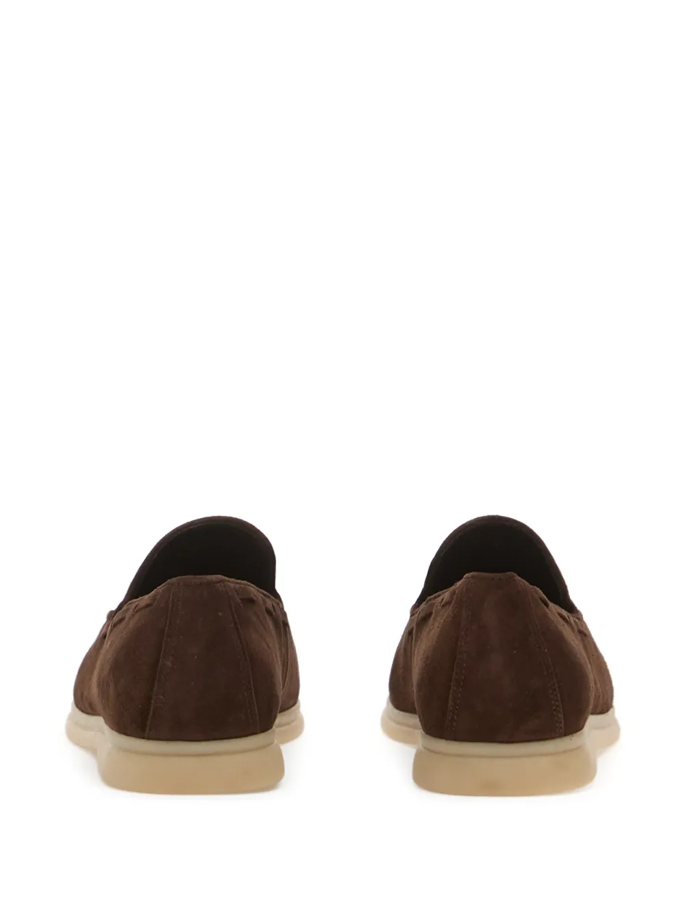 GUESS USA Aryanai logo-charm suede loafers Bruin