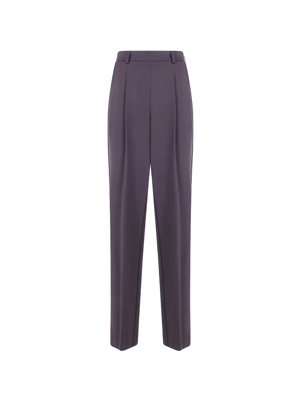 TWINSET pleated trousers - Marrone
