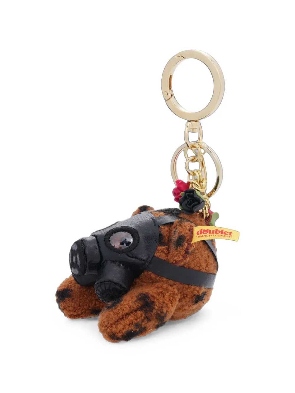 Doublet Gas Mask Bear sleutelhanger Goud