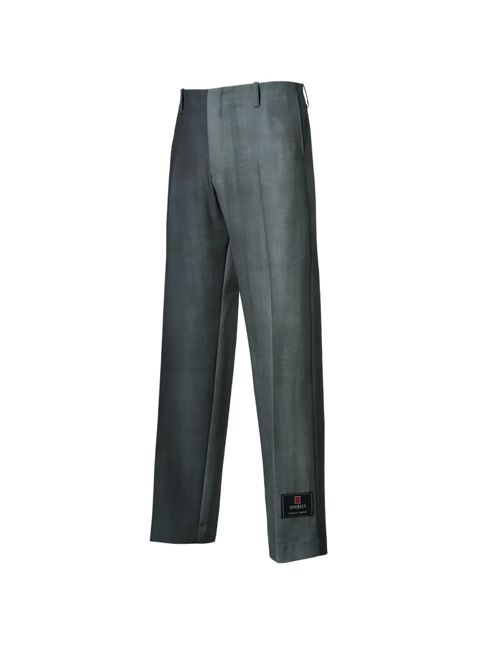 Doublet Pantalon met vervaagd effect en verfspray-effect Grijs