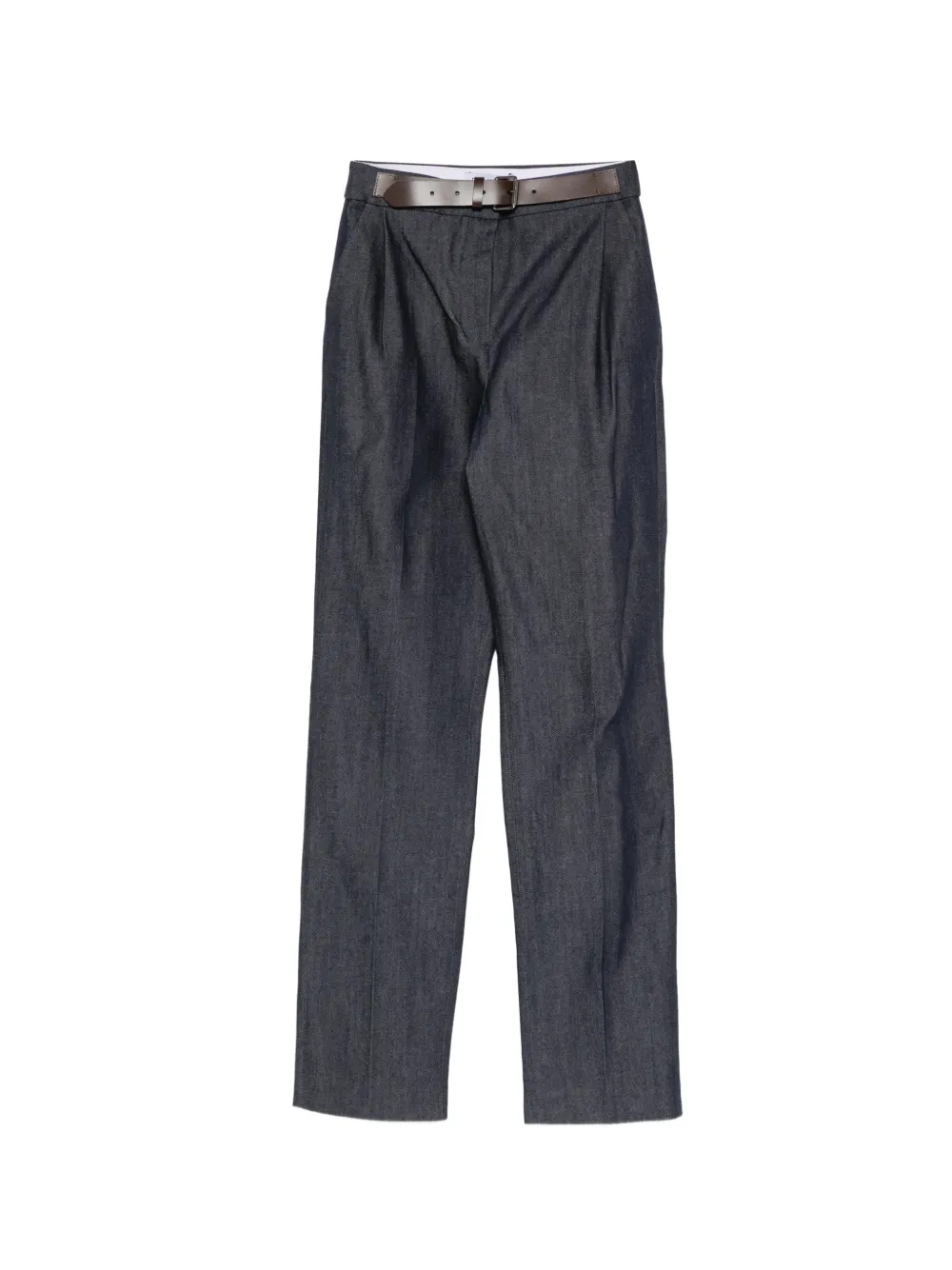 Dice Kayek belted pleat jeans - Blu