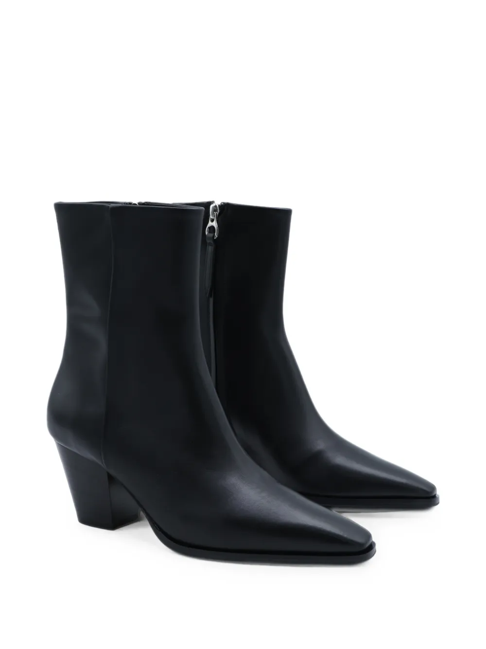 Aeyde Pointed-toe Ankle Boots In Black