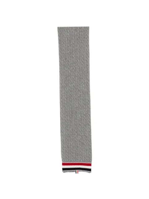 Thom Browne virgin-wool cable-knit scarf