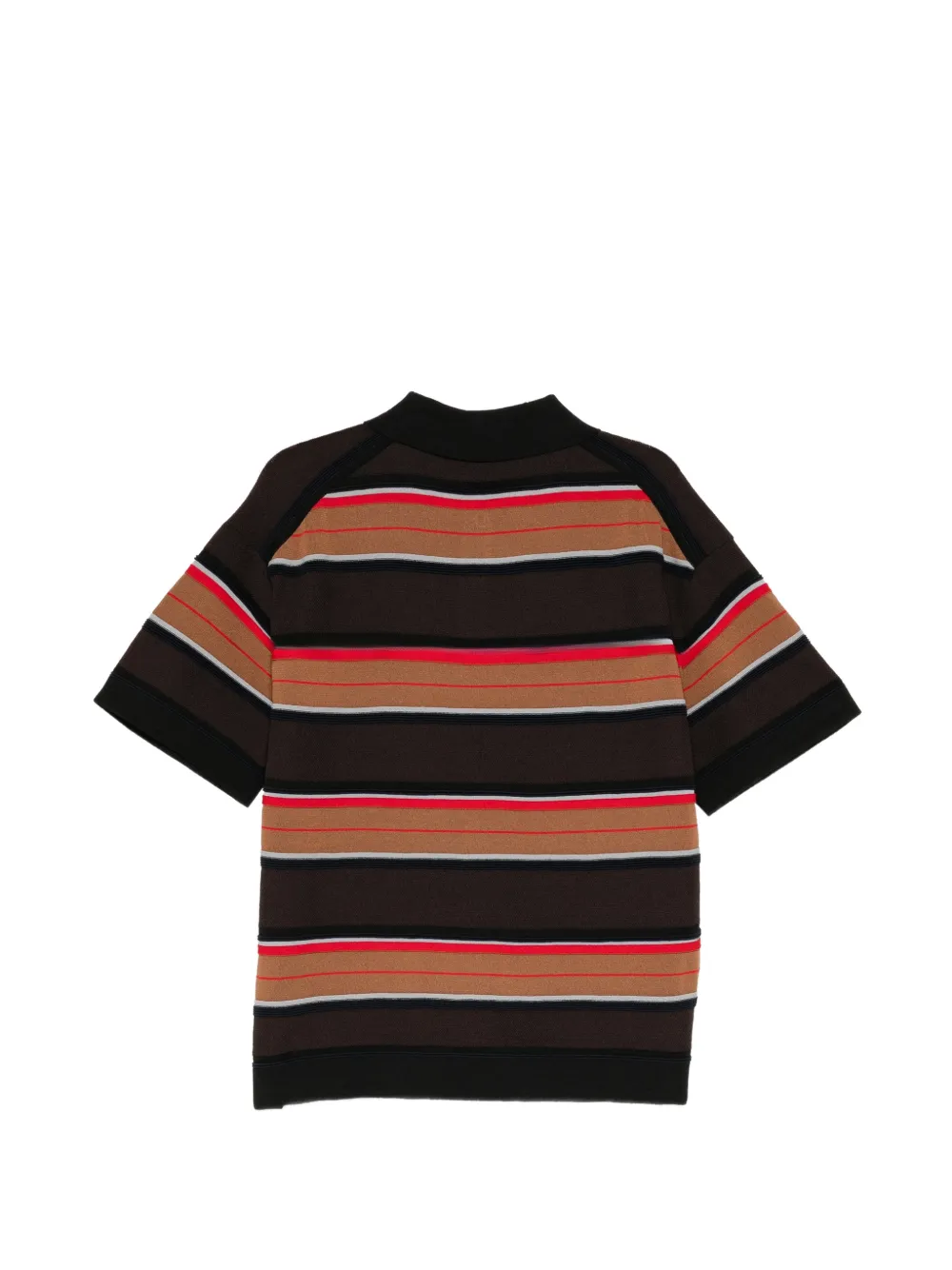 Juun.J Gestreept poloshirt Bruin