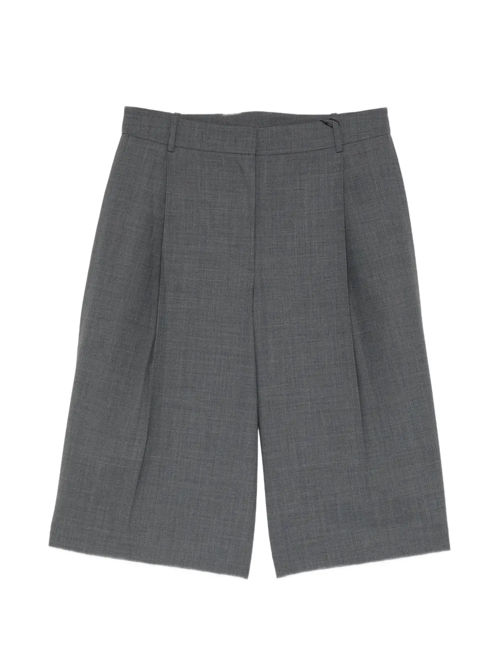 Juun.J pleated tailored shorts - Grey