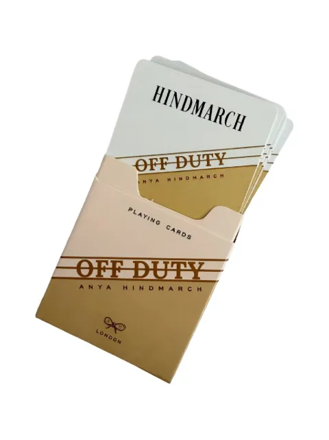 Anya Hindmarch Off Duty playing cards