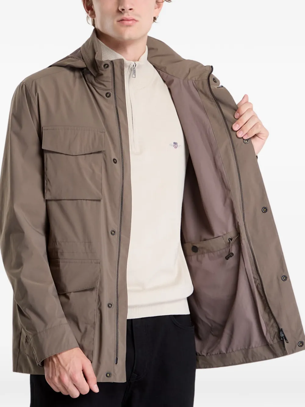 Gant Jack met capuchon Beige