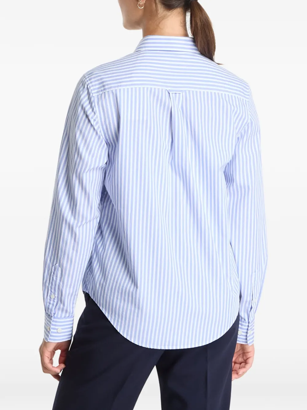 Gant Gestreept blouse Wit