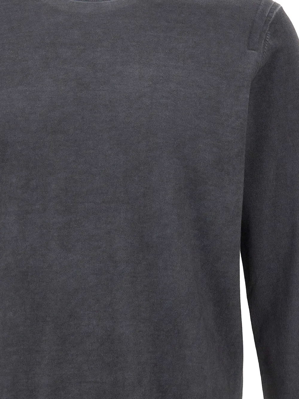 Kangra Trui met ronde hals en geribbelde afwerking Blauw