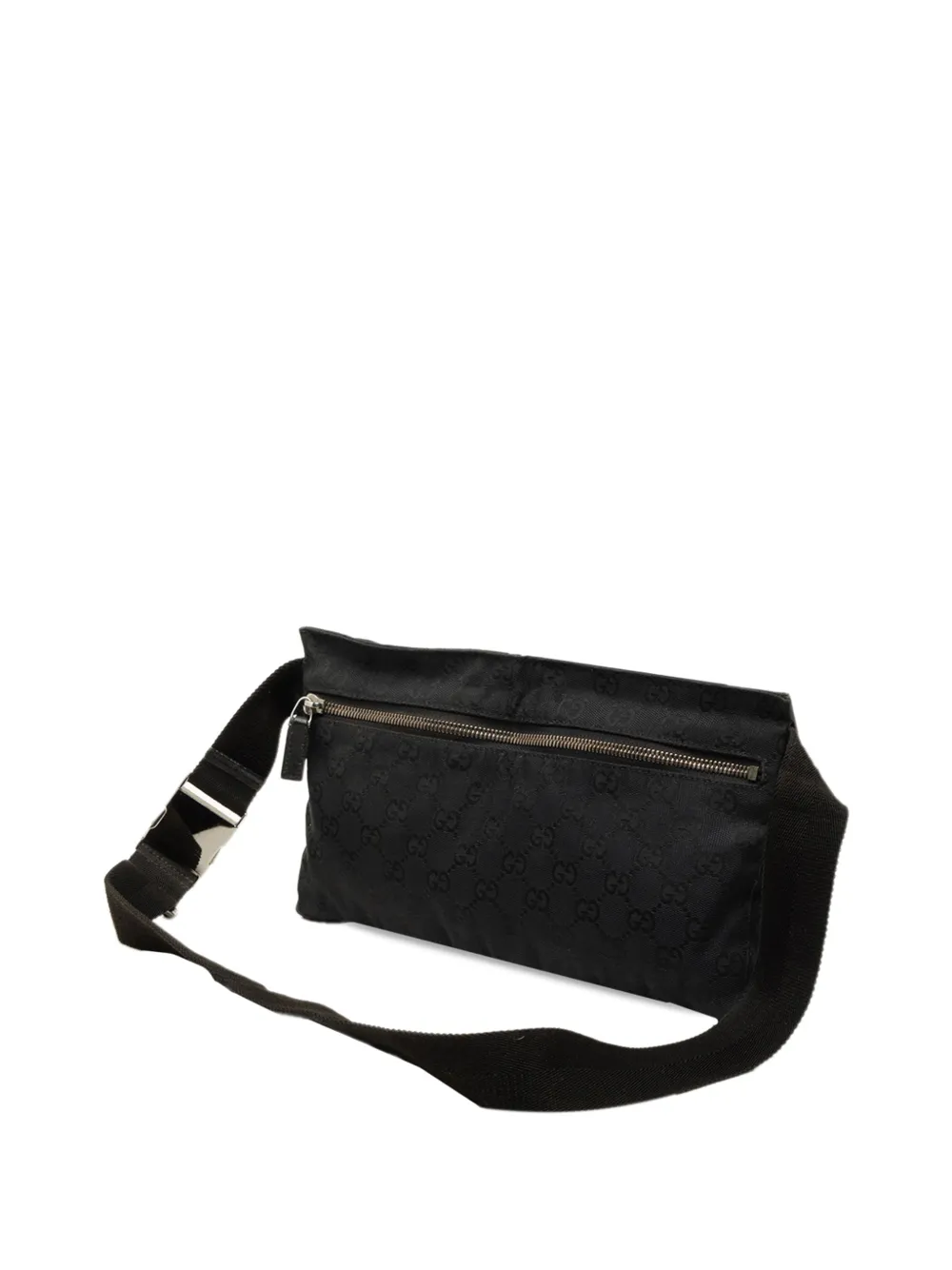 Gucci Pre-Owned 2000-2015 GG Canvas Double Pocket heuptas Zwart