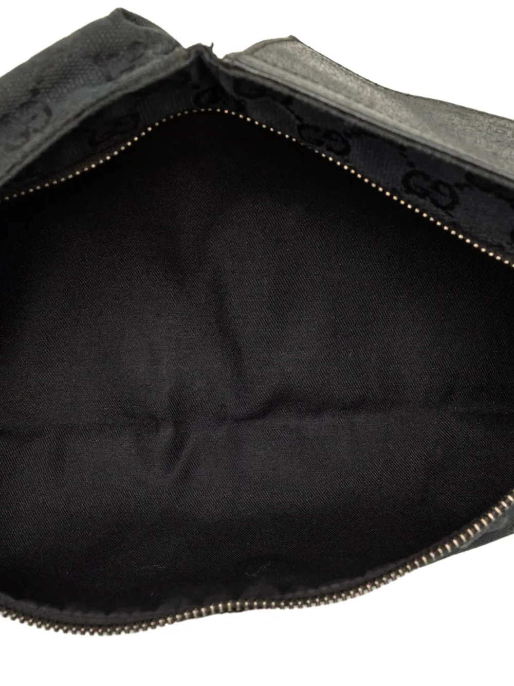 Gucci Pre-Owned 2000-2015 GG Canvas Double Pocket heuptas Zwart