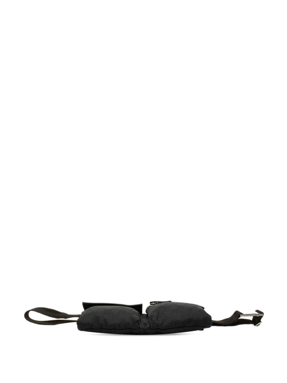 Gucci Pre-Owned 2000-2015 GG Canvas Double Pocket heuptas Zwart