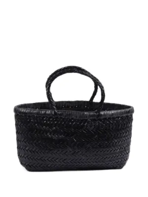 DRAGON DIFFUSION Mini Flat Gora Tote Bag | Black | FARFETCH
