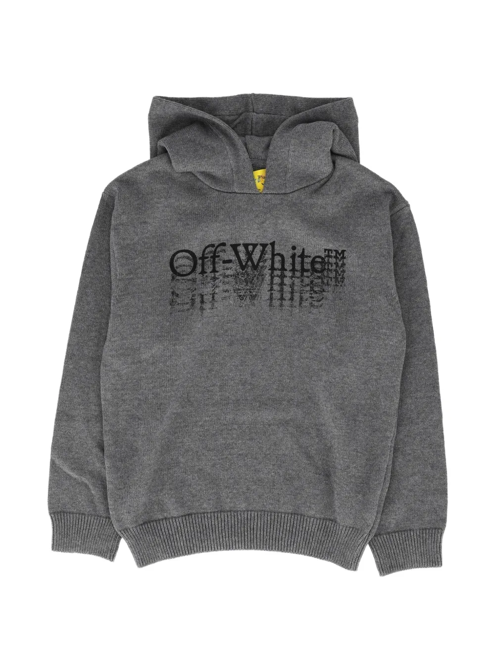 Off-White long-sleeves hoodie - Grigio