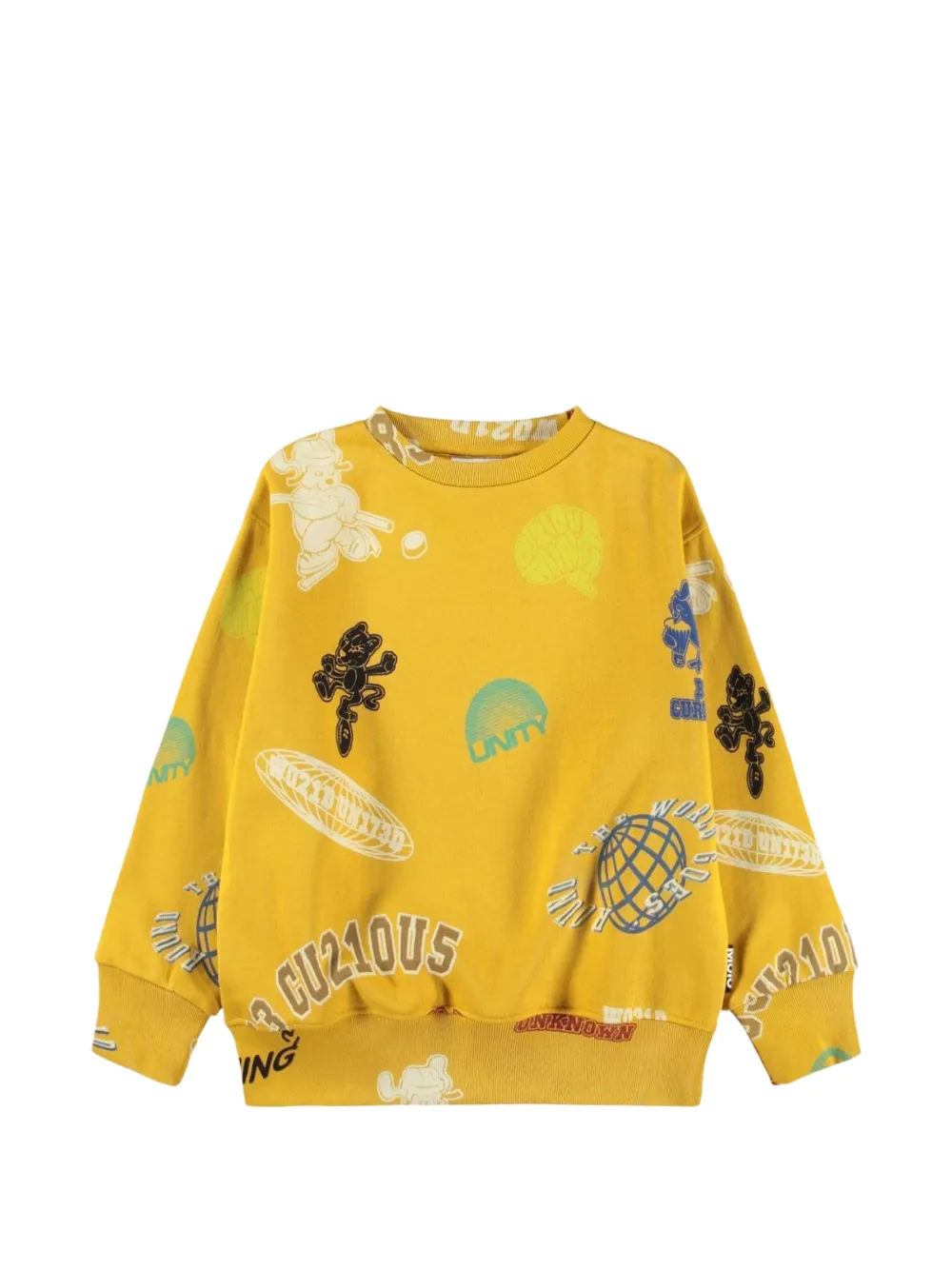 Molo Mattis graphic-print sweatshirt - Giallo