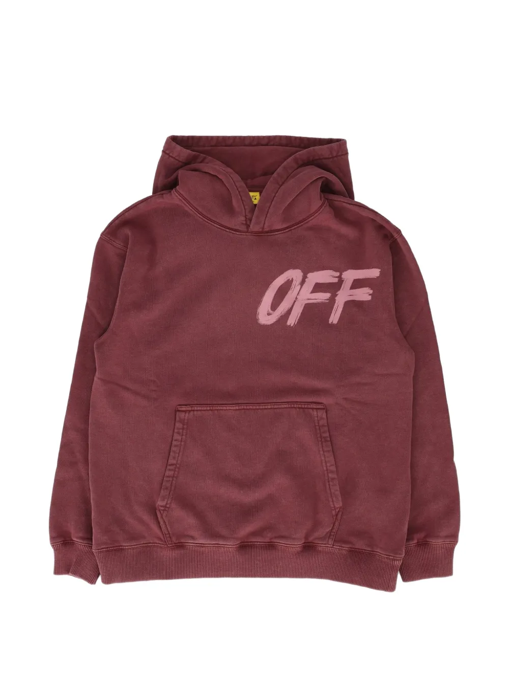Off-White long-sleeves hoodie - Rosso