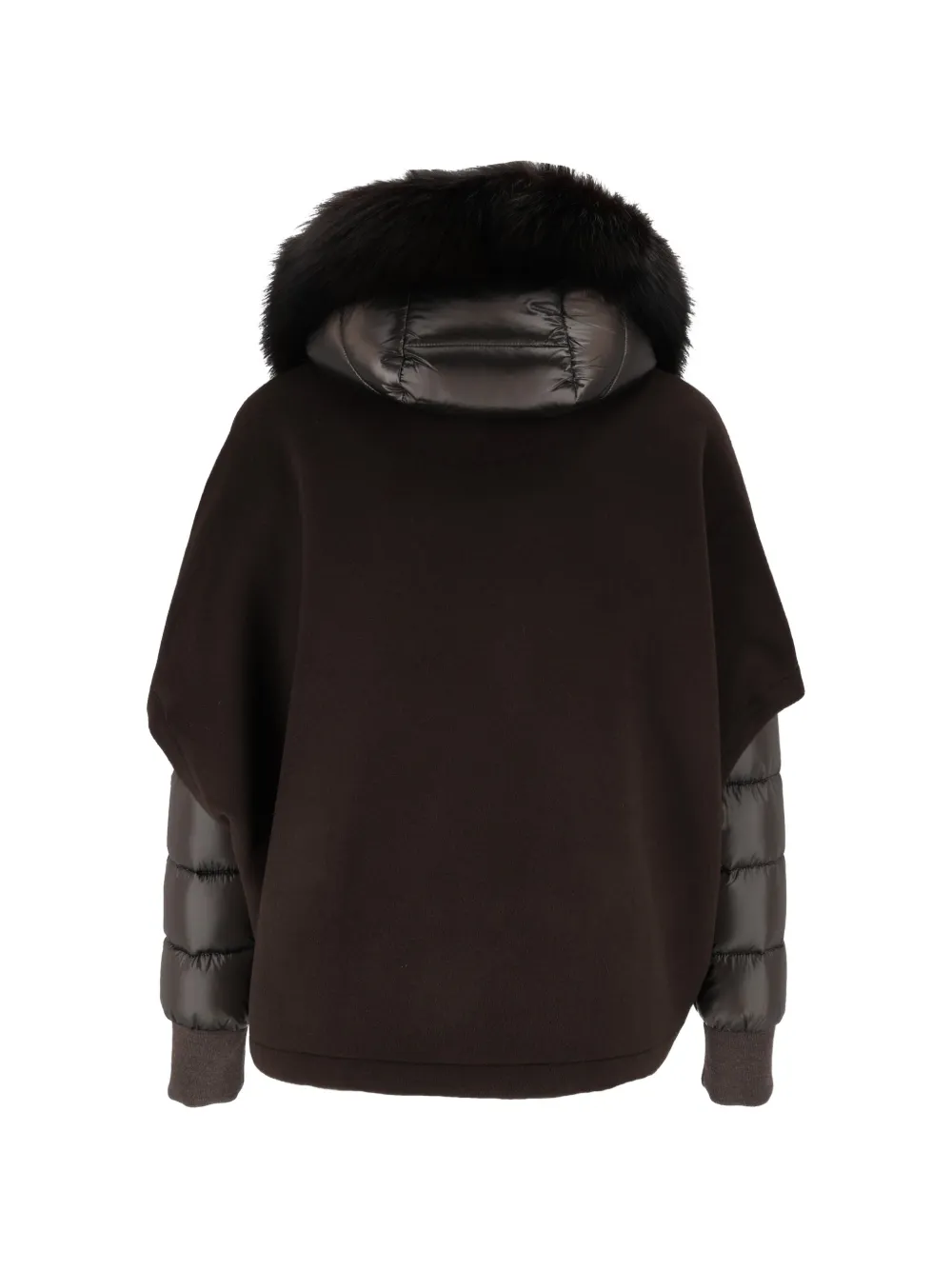 Moorer Pegaso-CWR fur-trim hooded coat Bruin