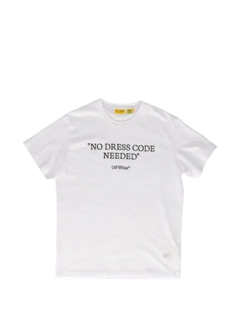 Off-White Kids slogan-print cotton T-shirt