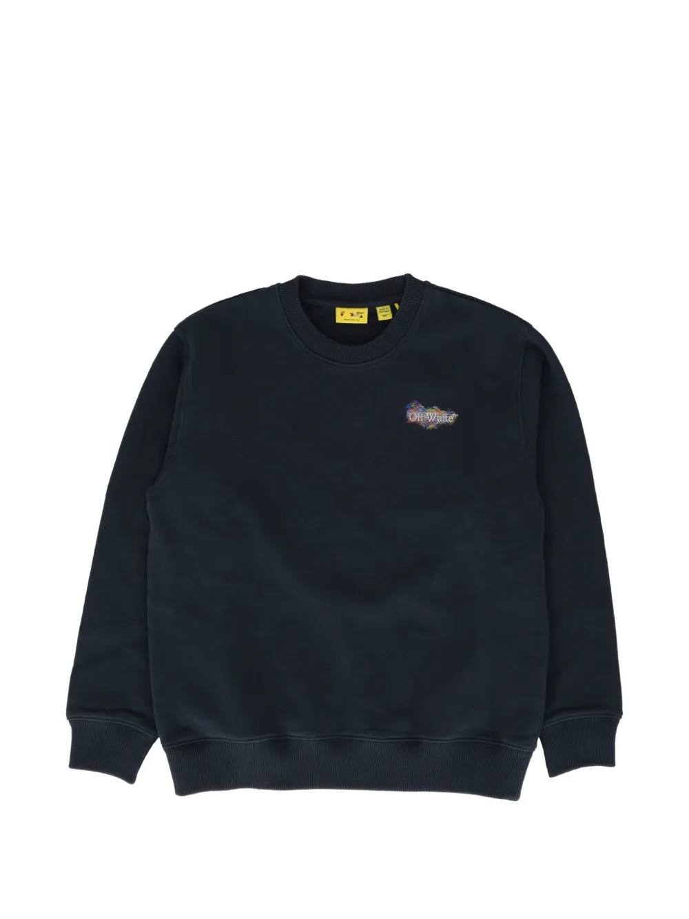 Off-White long-sleeves sweater - Blu