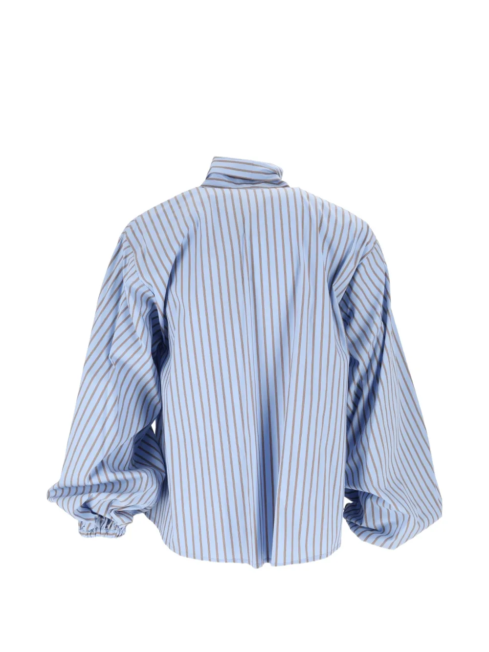 Shirtaporter pussy-bow striped blouse