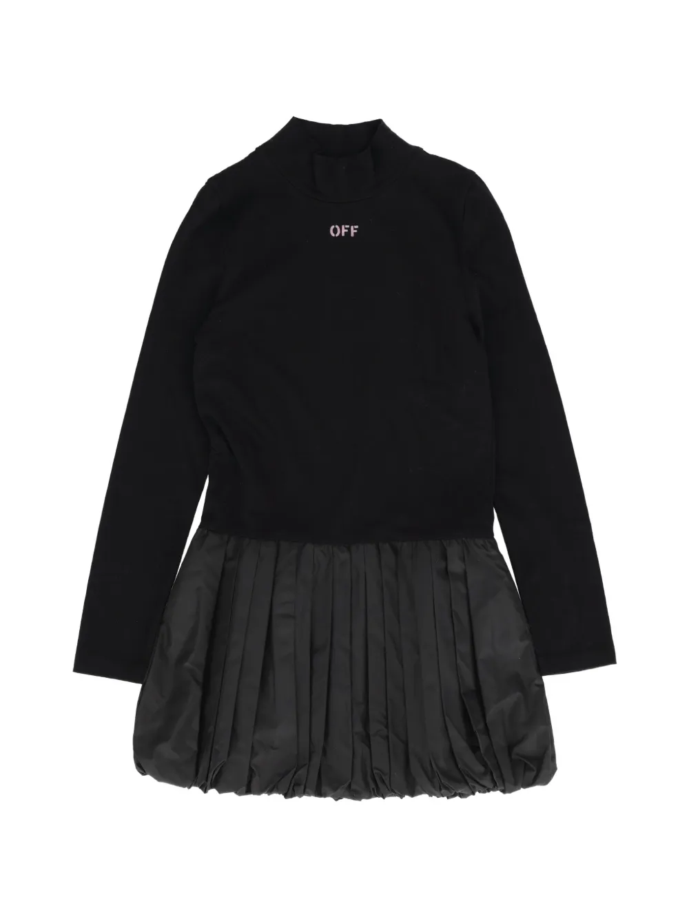 Off-White Kids Off-stamp ballonjurk Zwart