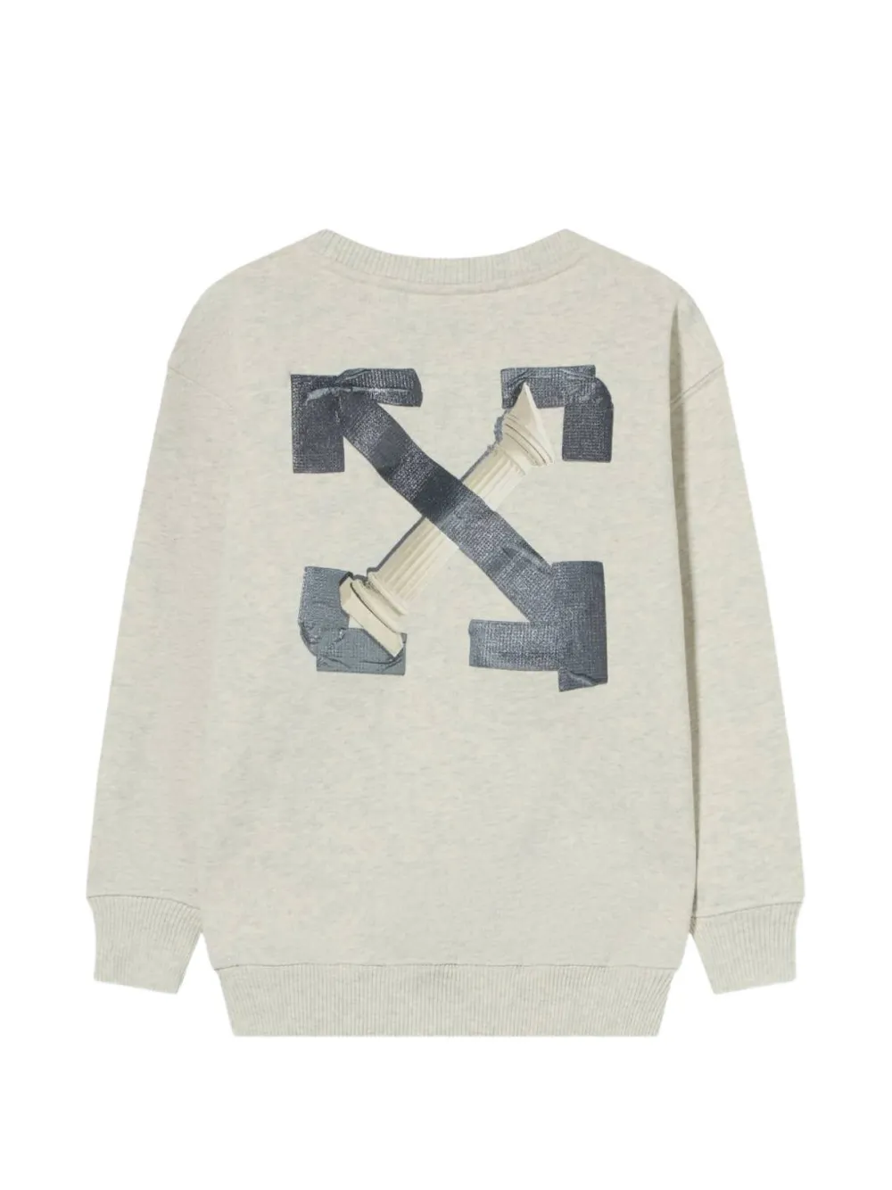 New Balance Kids Arrow sweater met ronde hals en band Grijs