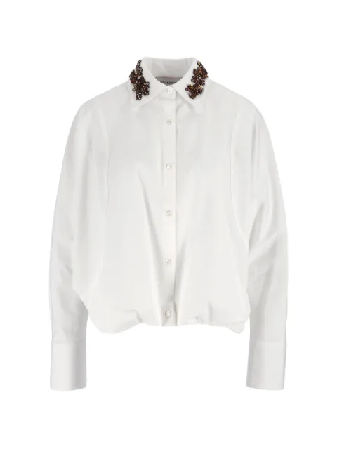 Ermanno Scervino camisa con detalles de cuentas
