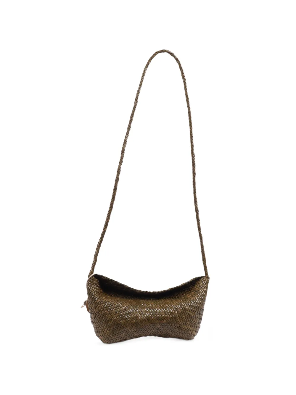 DRAGON DIFFUSION Corsina diagonal-weave crossbody bag