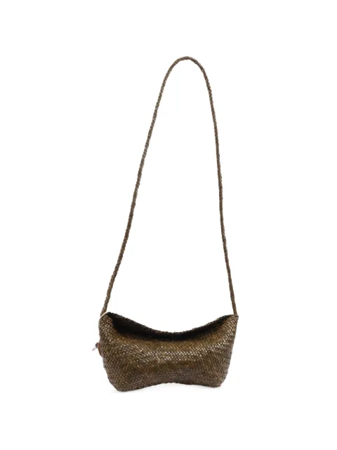 DRAGON DIFFUSION Corsina diagonal-weave crossbody bag