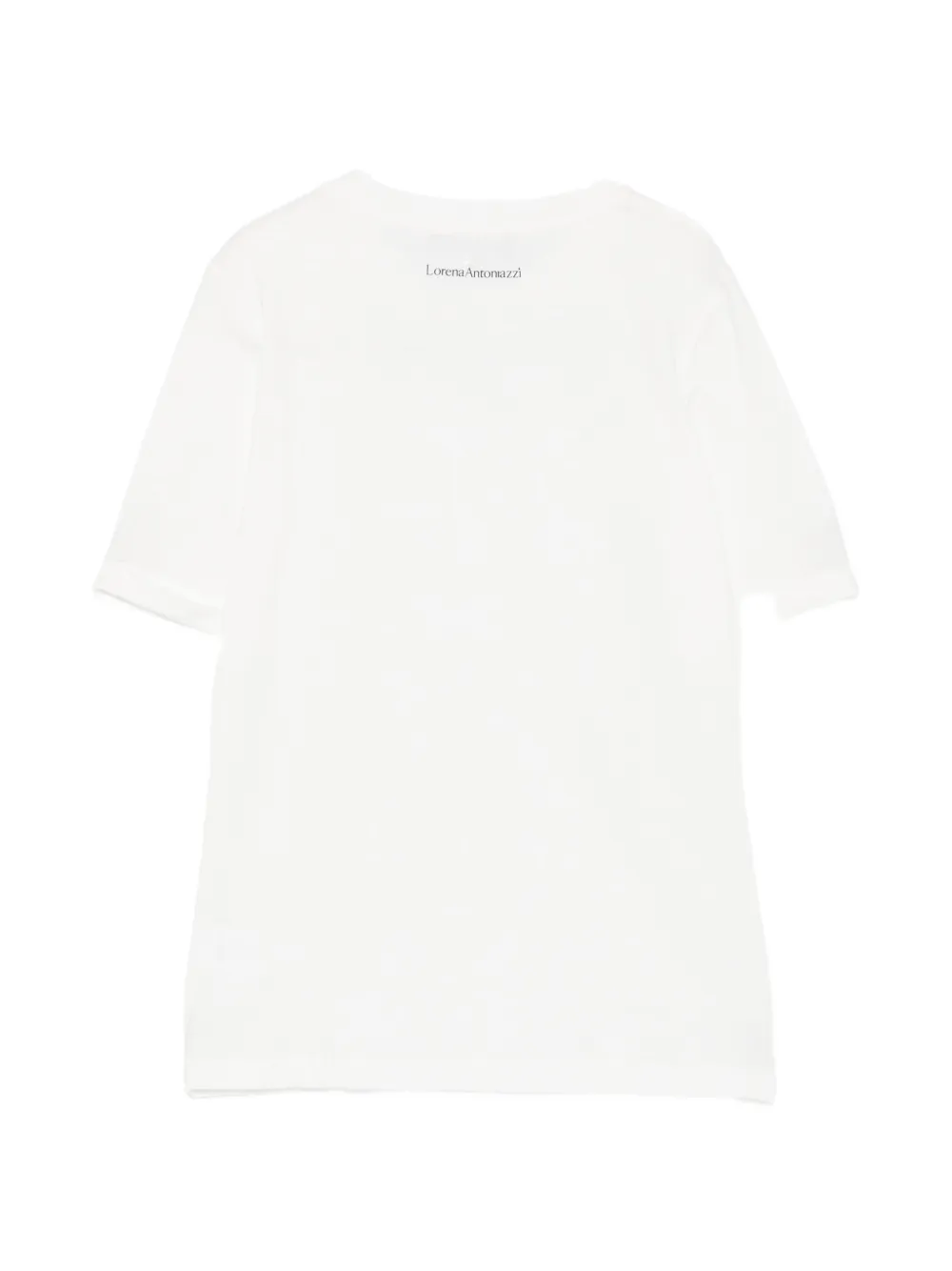 Lorena Antoniazzi T-shirt met sterpatch Wit