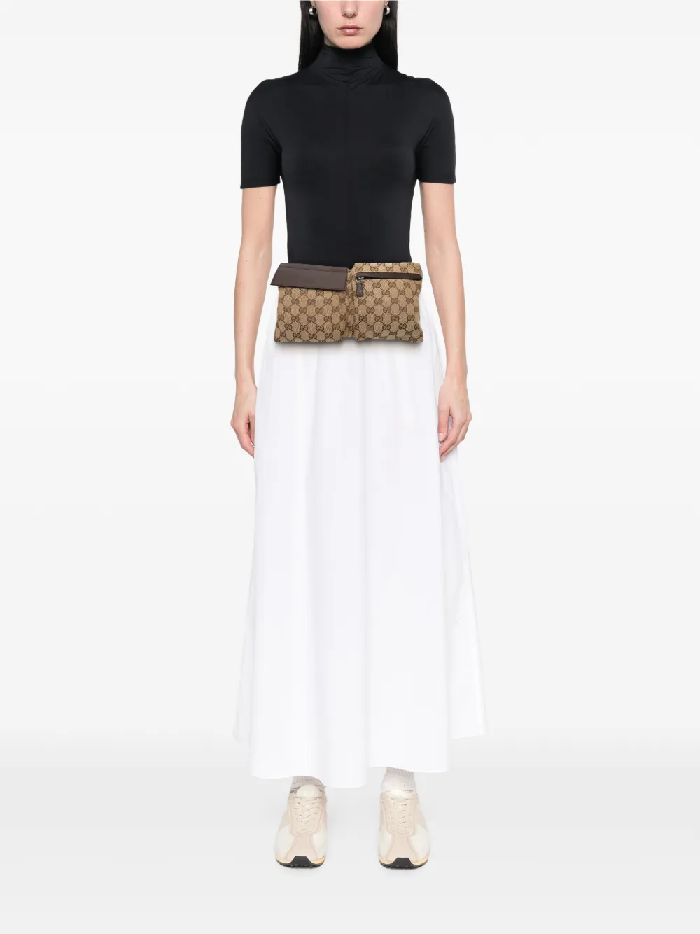 Gucci Pre-Owned 2000-2015 GG Canvas Double Pocket heuptas Beige
