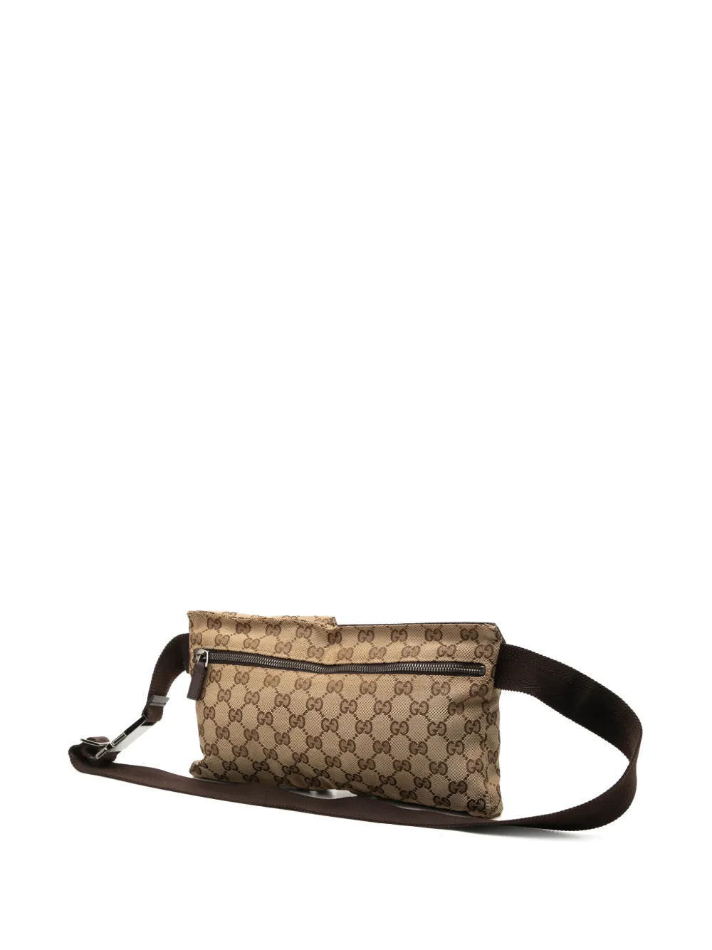 Gucci Pre-Owned 2000-2015 GG Canvas Double Pocket heuptas Beige