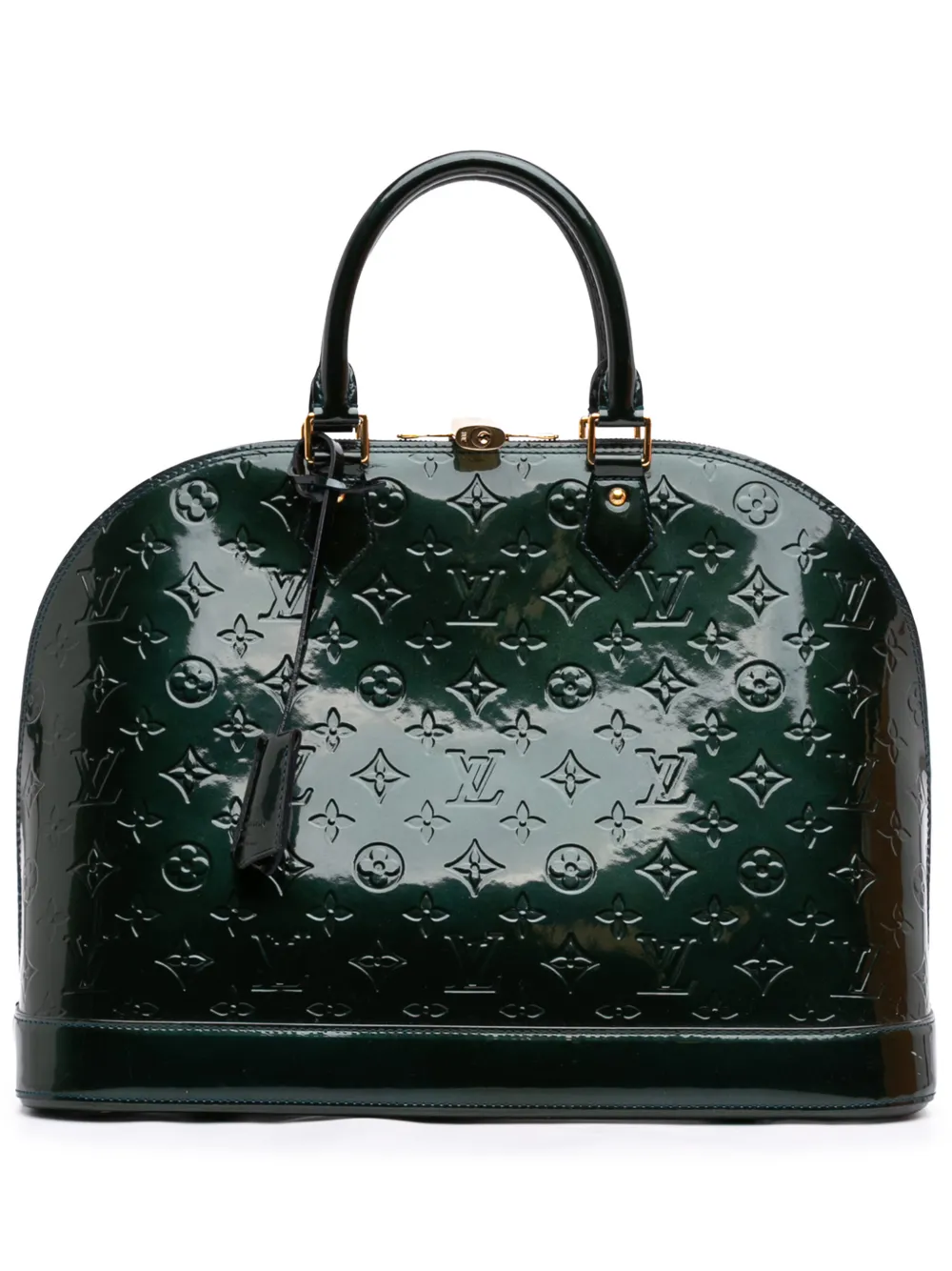 Louis Vuitton Pre-Owned 2009 Monogram Vernis Alma GM handbag - Verde