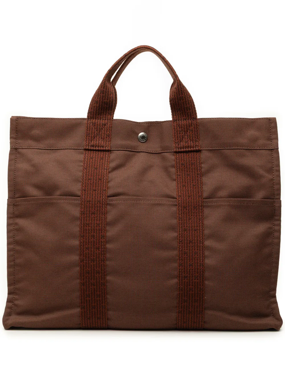 Hermès Pre-Owned 20th Century Canvas Herline MM tote bag - Marrone