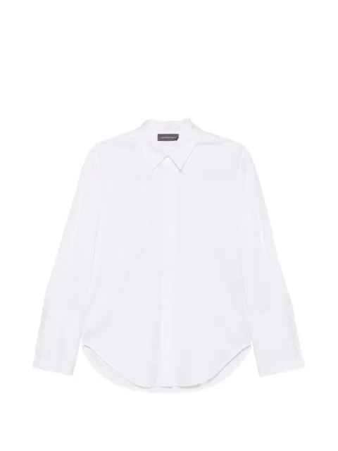 Lorena Antoniazzi button-cuff curved-hem shirt