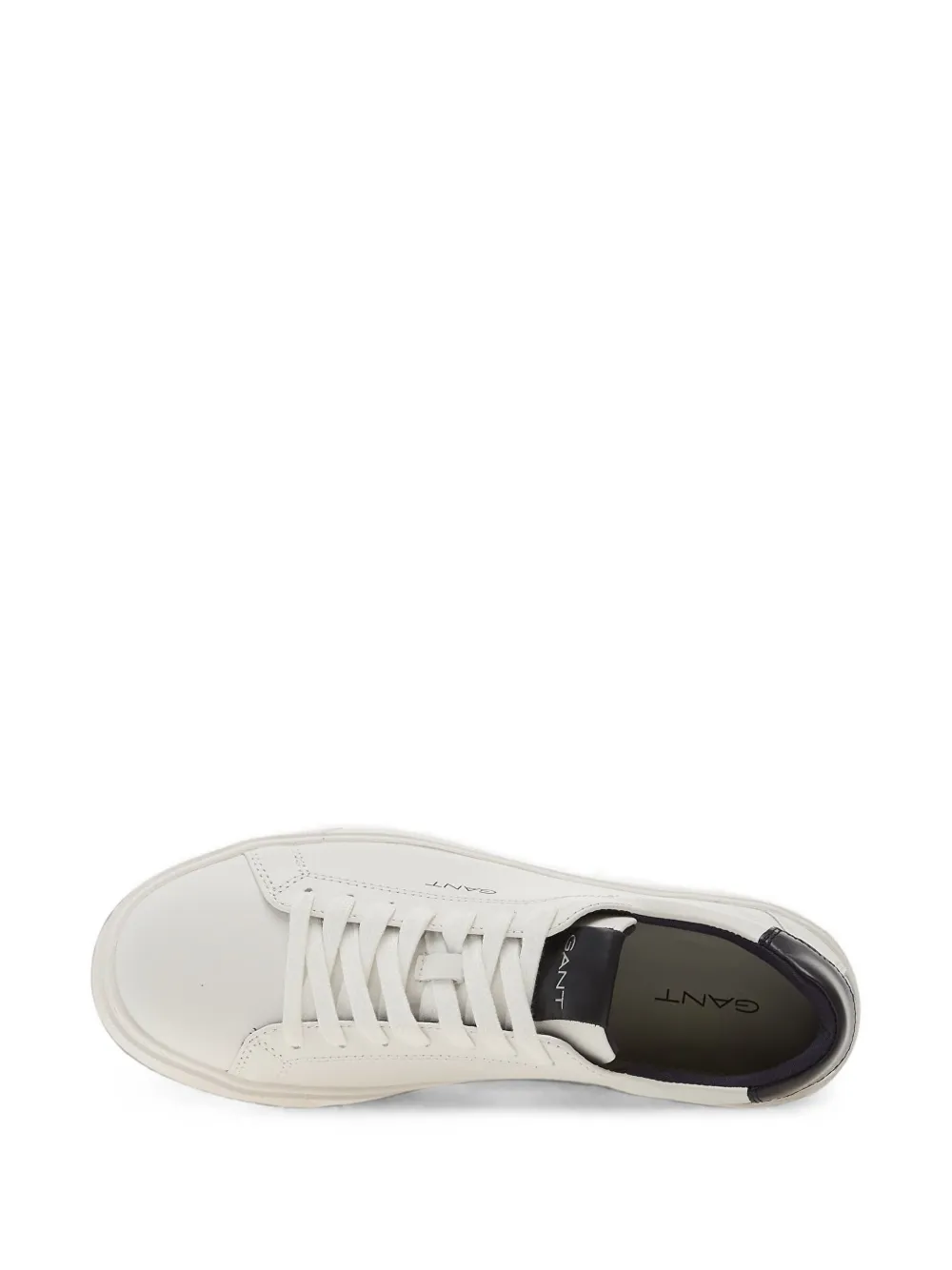 Gant logo-print lace-up sneakers Wit
