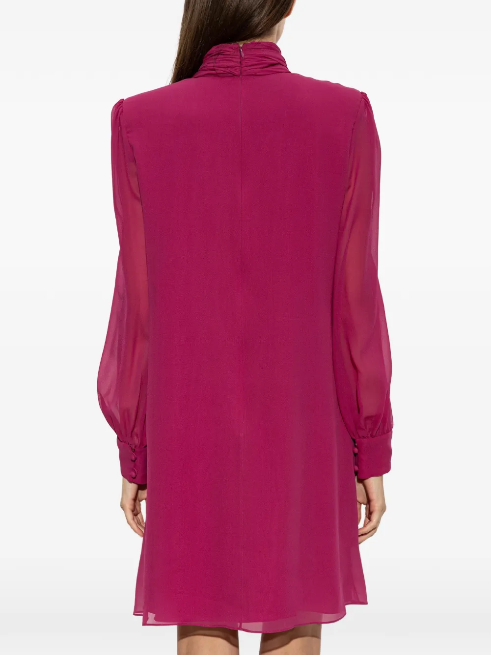 Valentino Garavani Gedrapeerde jurk Roze