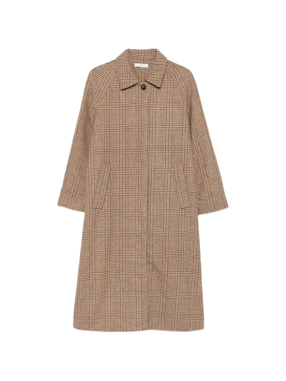 JcSophie Panna check-pattern raglan-sleeve coat