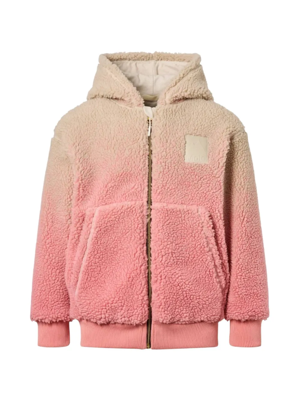 Molo Hazzy ombre fleece jacket - Rosa
