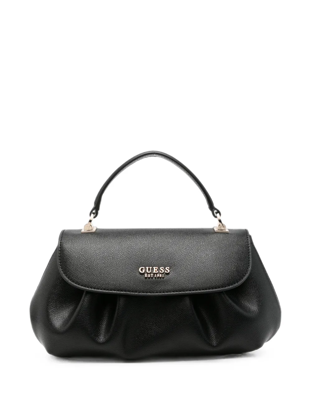 GUESS USA pebbled leather handbag - Nero