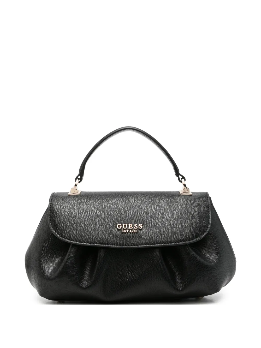 GUESS USA pebbled leather handbag - Nero